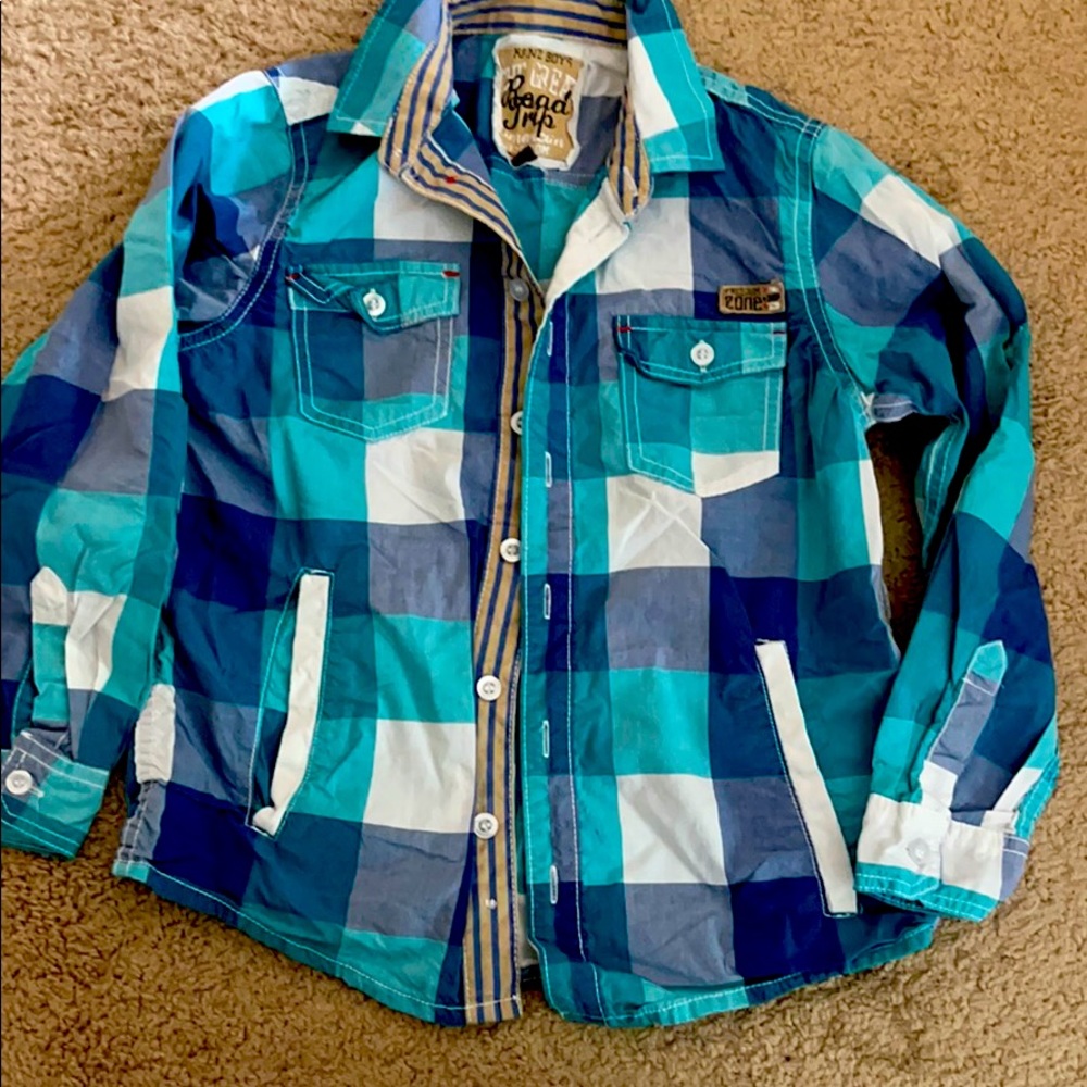 Kanz Boys Freedom Zone dress shirt - fits 5-7yr
